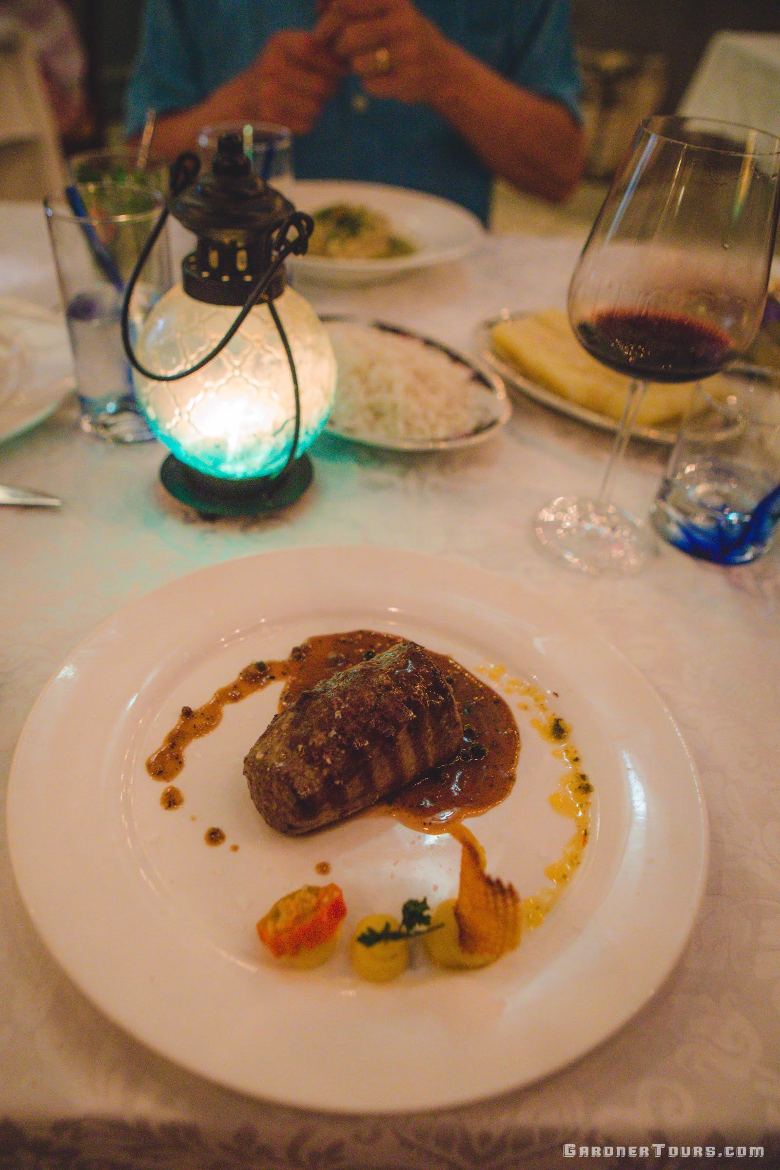 Delicious Steak at 5-Star Restaurant Paladar La Guarida in Central Havana, Cuba