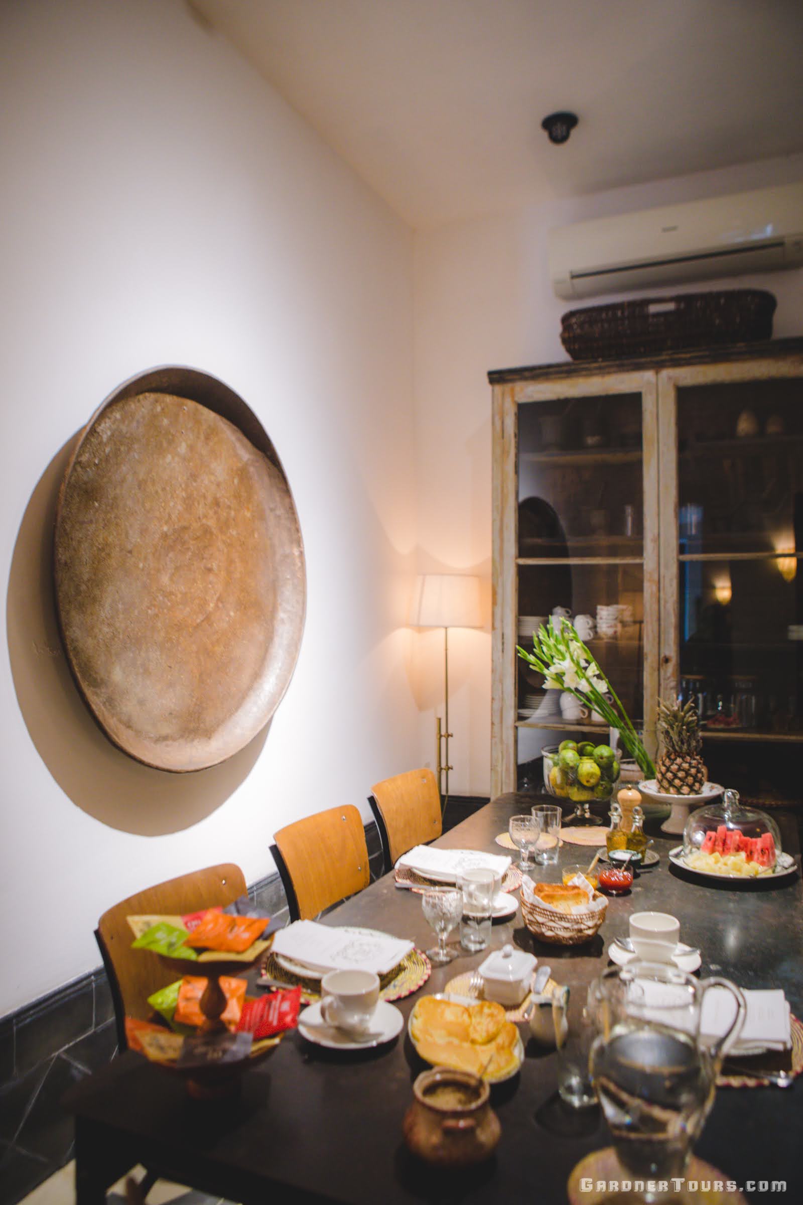 Luxurious Dining Room and Big Breakfast on First Level of 5-star Luxury Accommodations in Old Havana, Cuba