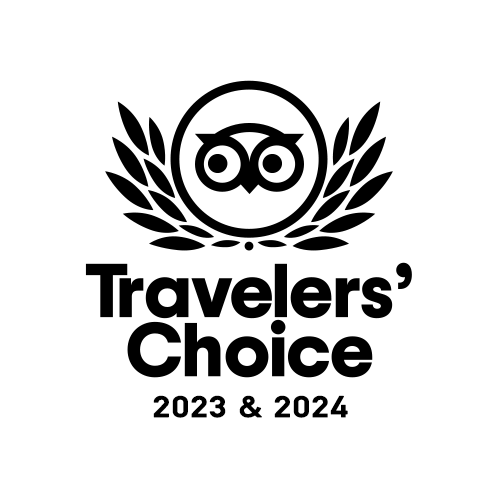 Gardner Tours Travelers Choice Award with a Blinking Owl