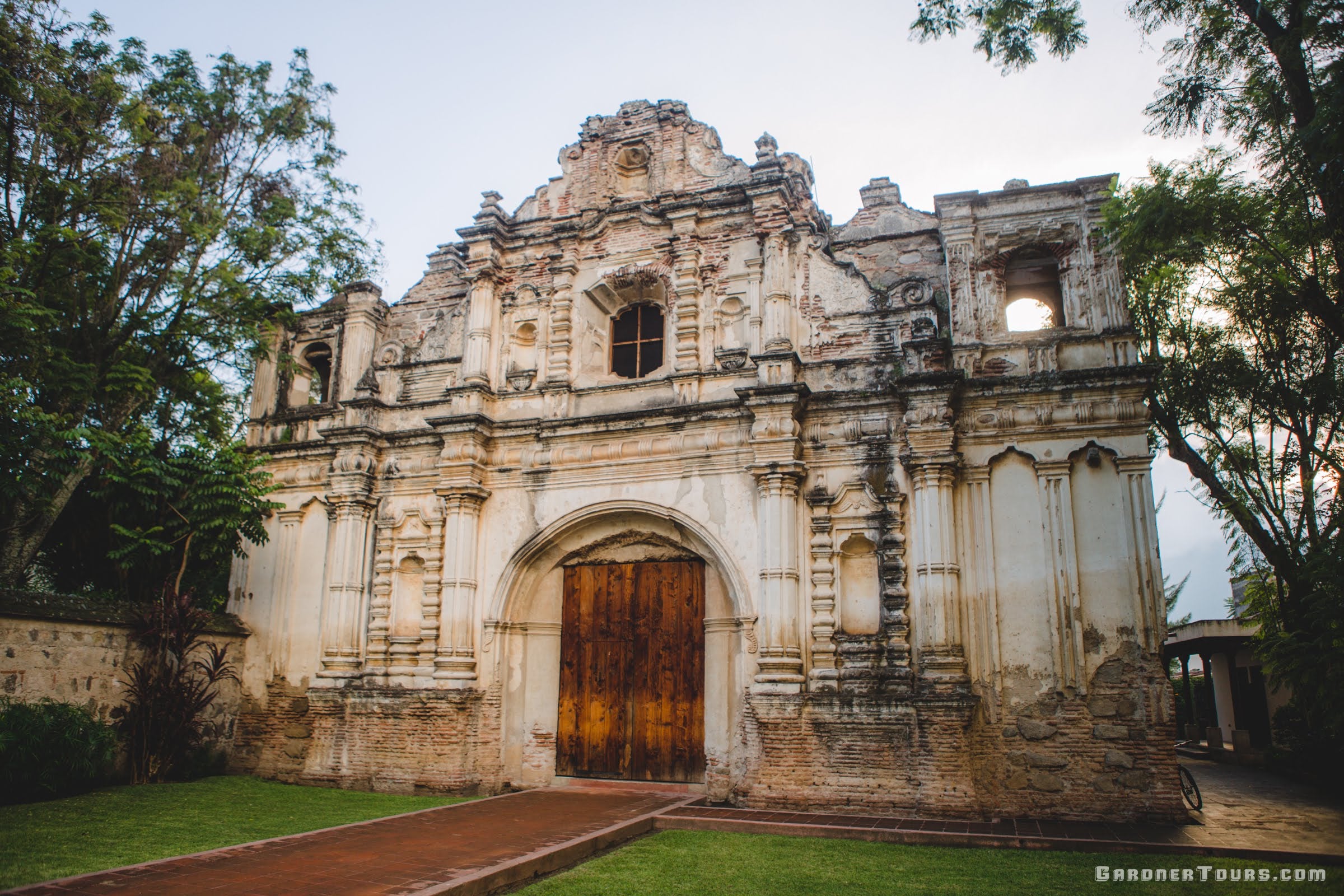 Ancient San Juan el Viejo Church Outside of Antigua, Guatemala