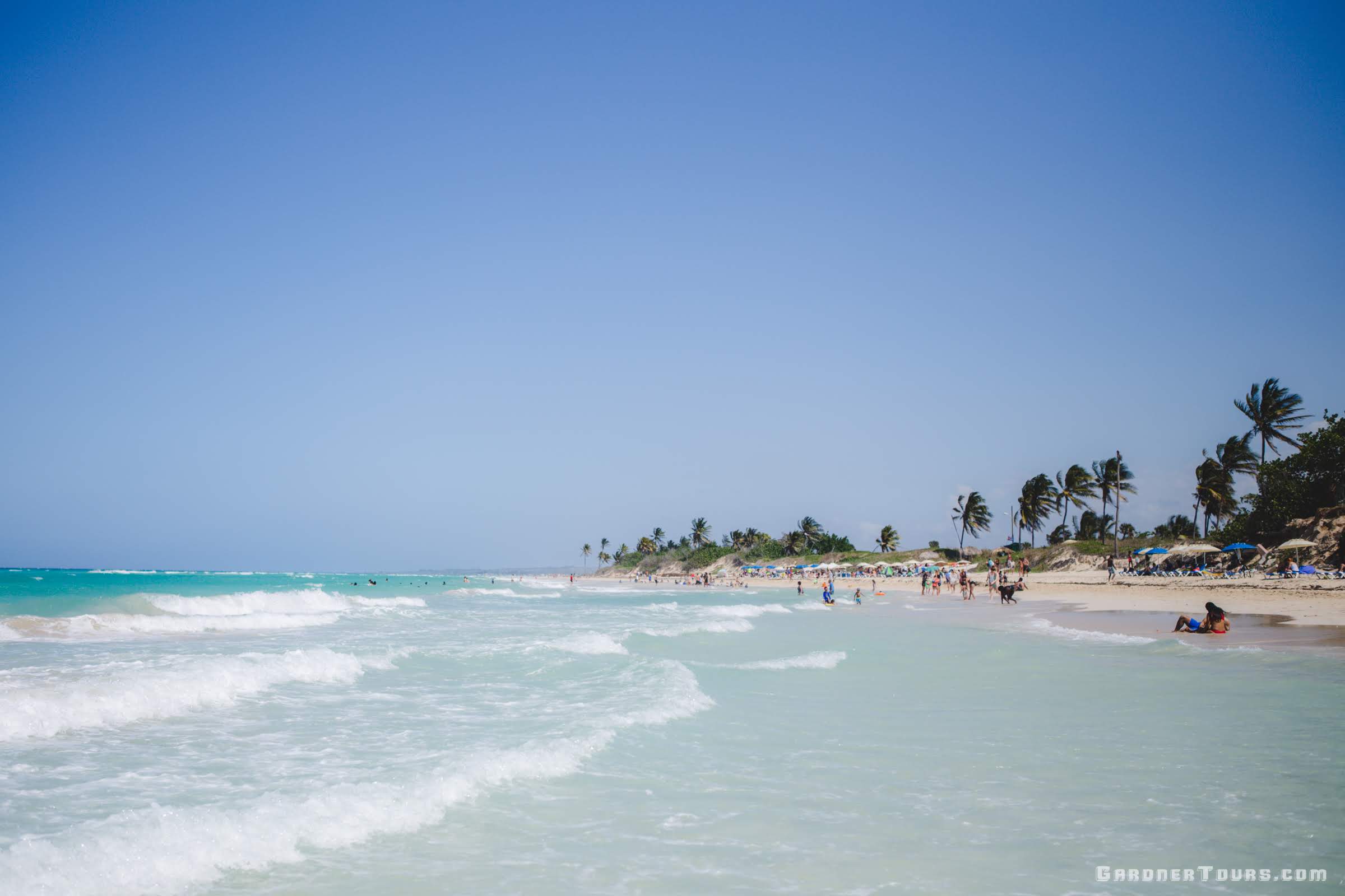 Windy Day on the Playas del Este Beach Outside of Havana, Cuba