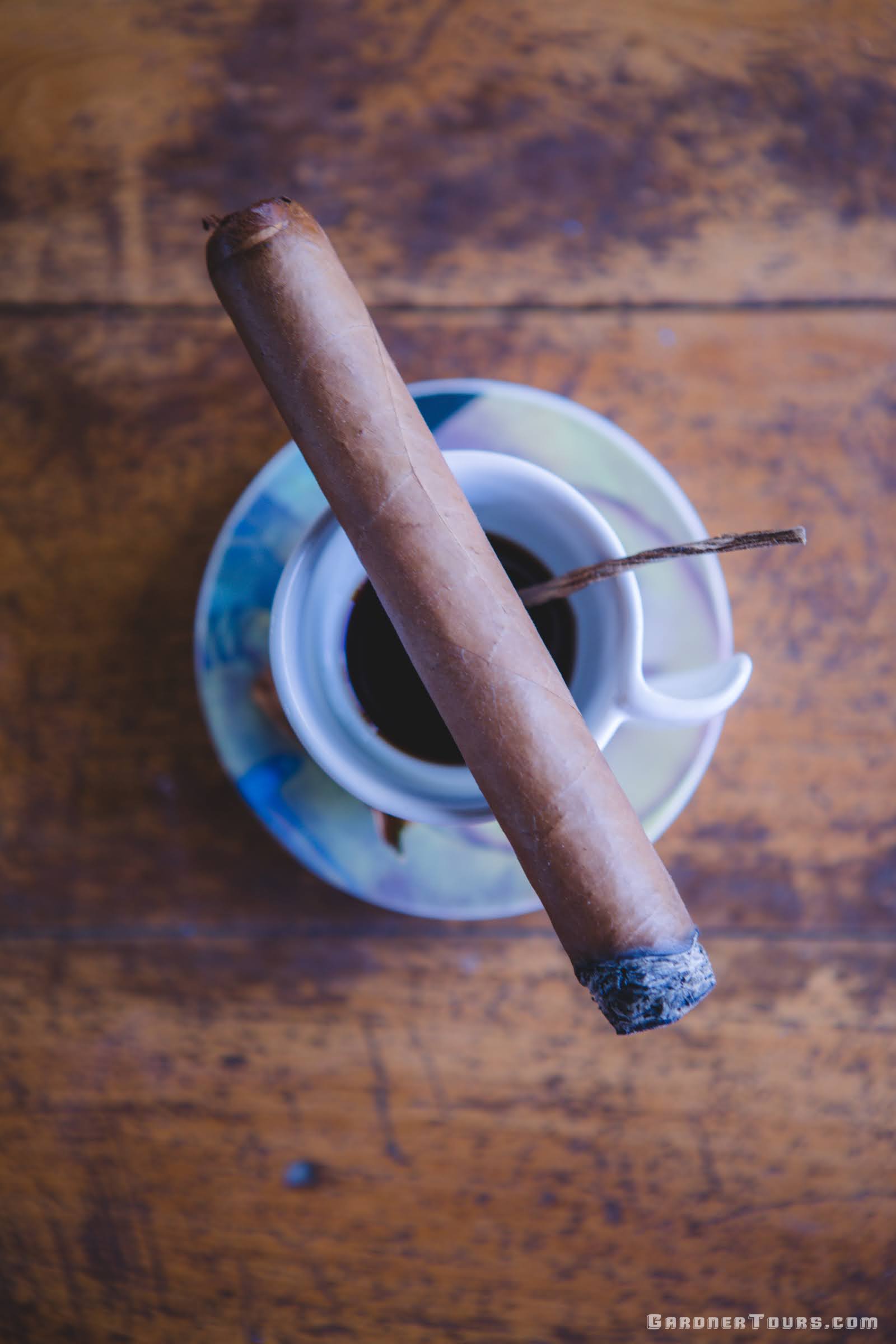 A Cuban Cigar and Coffee at Finca Hector Luis Prieto in Pinar del Rio, Cuba