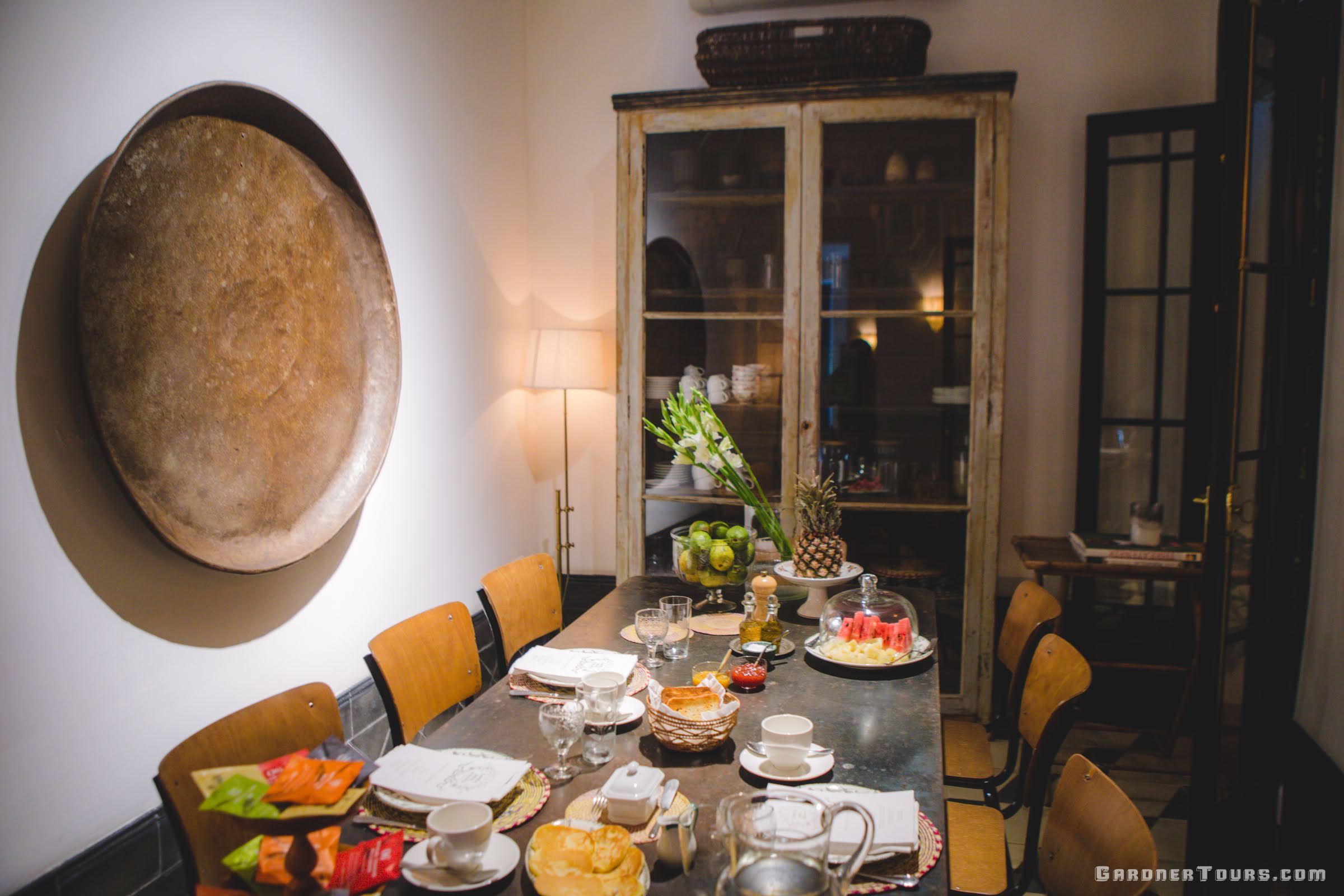 Luxurious Dining Room and Big Breakfast on First Level of 5-star Luxury Accommodations in Old Havana, Cuba