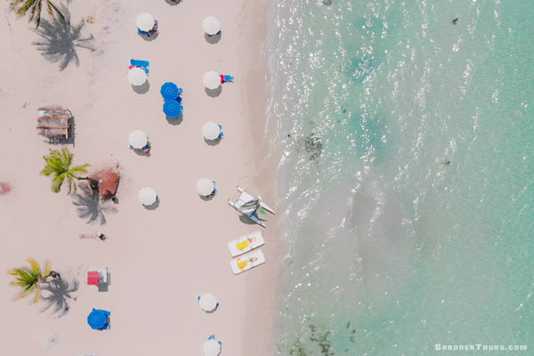 Drone Photography of Playas del Este outside of Havana, Cuba