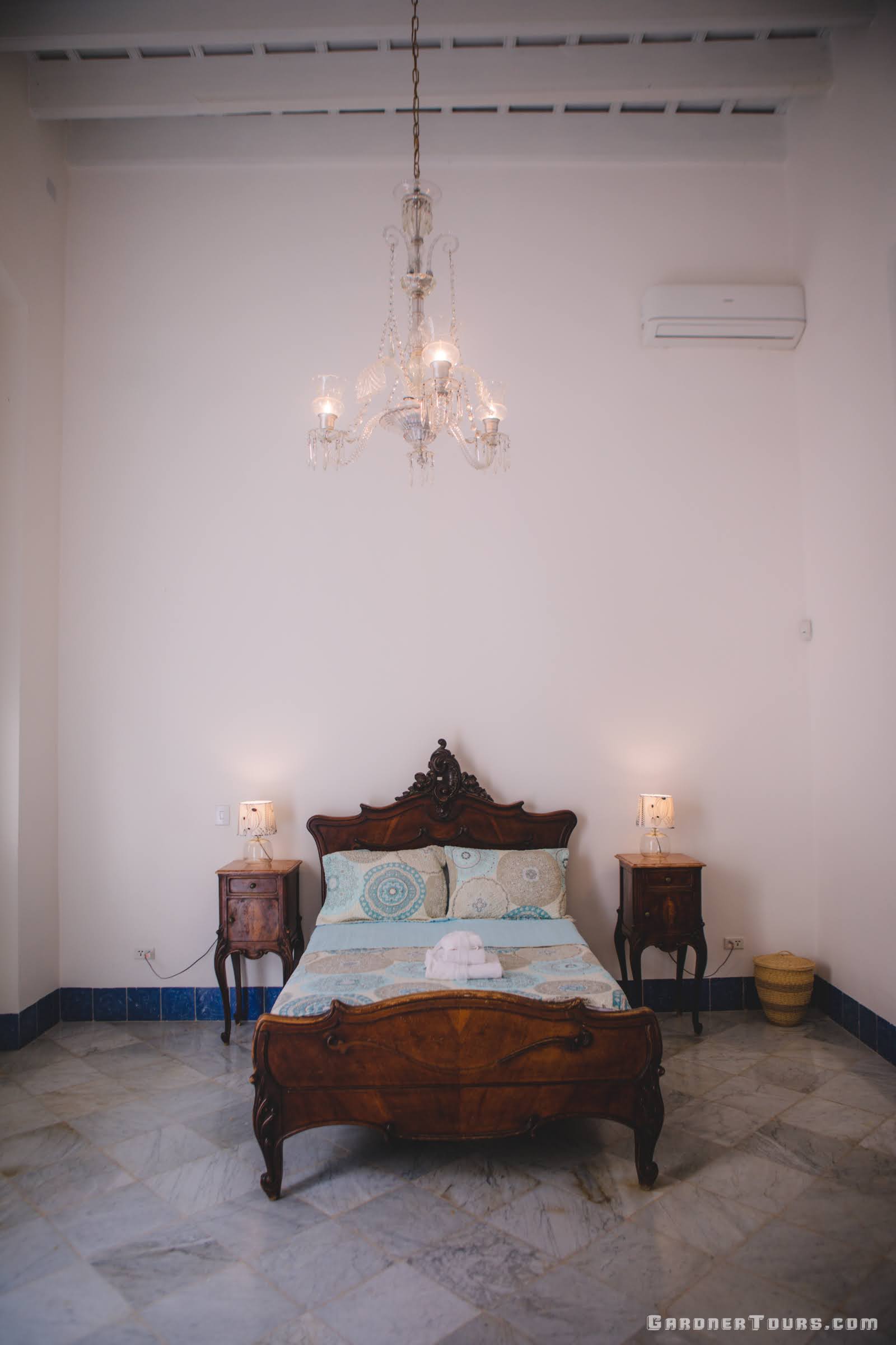 Original Room Layout of Bedroom at Accommodations in Havana, Cuba