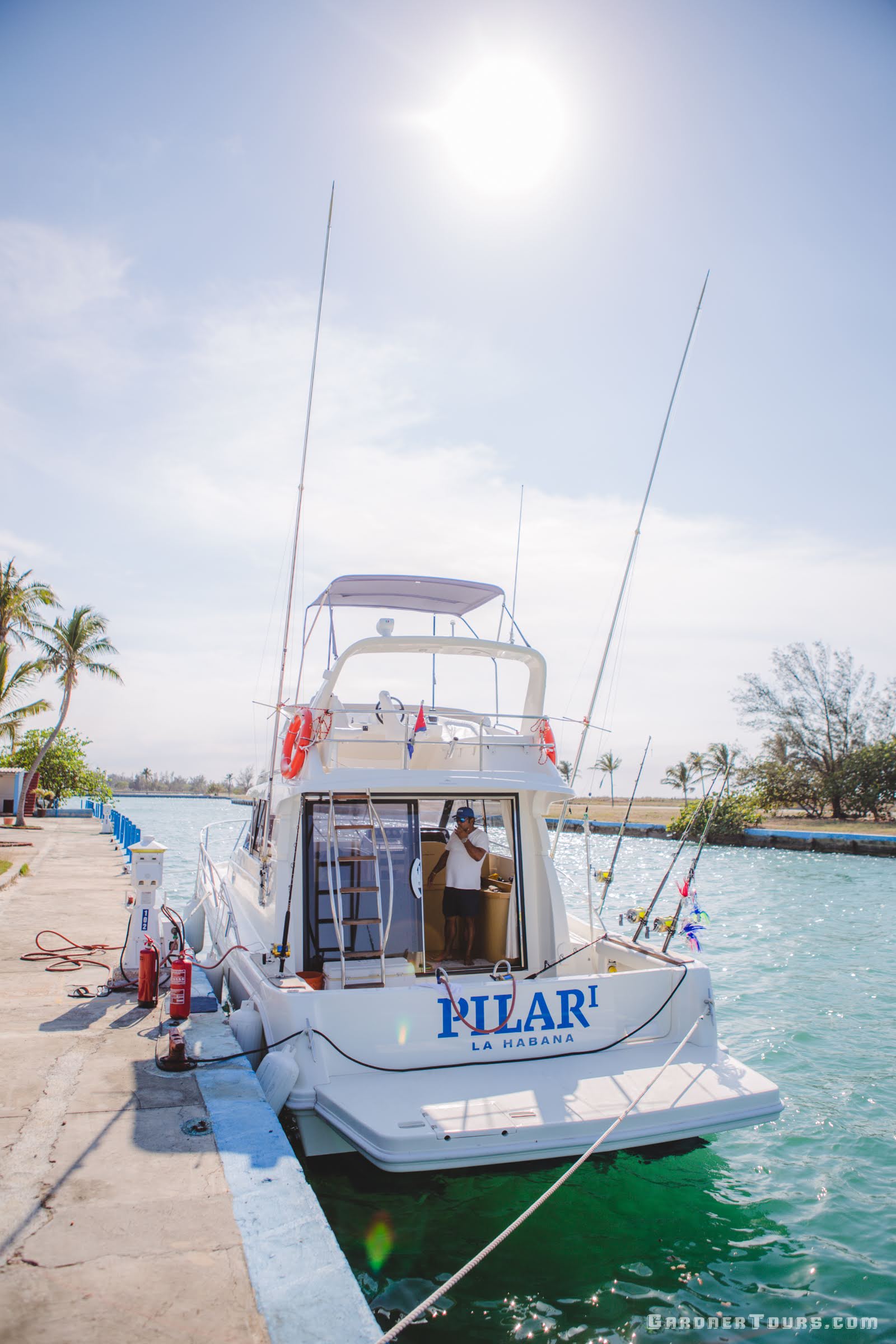 The Pilar Fishing Boat at Marina Hemingway in Havana, Cuba